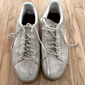 Suede puma sneakers